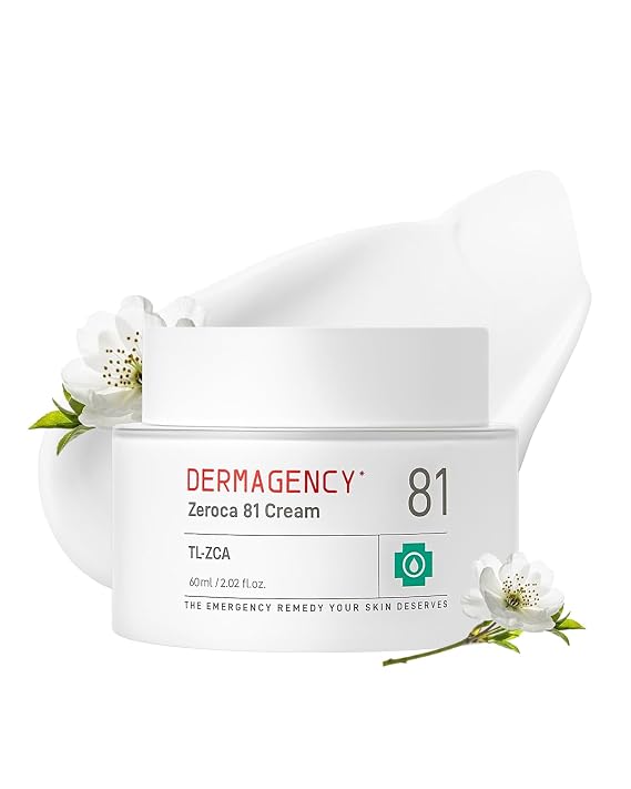 Zeroca 81 Cream | Korean Acne Cream for Sensitive & Oily Skin | Lightweight, Non-Greasy, Calming Hydration | Oil Control, Pore Refining, Cica | Fragrance-Free | K-beauty 2.02 Fl.Oz / 60ml