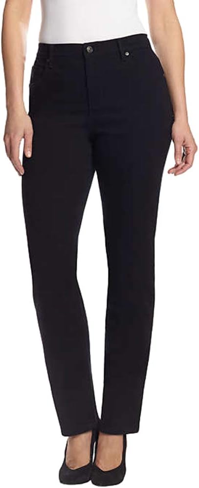 Gloria Vanderbilt Womens Amanda Classic High Rise Tapered Jean Plus Size