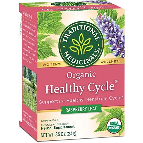Traditional Medicinals Healthy Cycle, 16 Wrapped Tea Bags, 0.85 oz