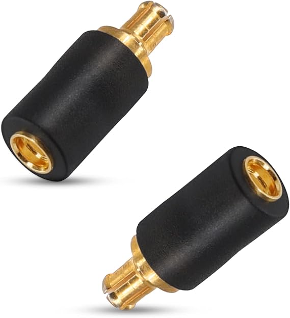 okcsc MMCX Cable Adapter Work for MMCX Cable Connected to Audio Technica ATH-LS70iS ATH-LS200iS CKRS90iS HDC213A/1.2 CKS1100iS Headphones Connector One Pair Black