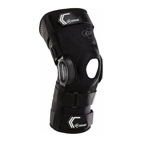 DonJoy Performance Bionic Full Stop Knee Brace - ACL, Meniscus Tear, Joint and Patella Instabilities, Kinetic Sprain | Full stop damping hinge ACL protection, 4-point leverage strap, breathable neoprene and mesh, anti-migration