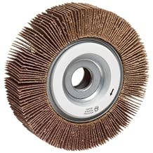 Norton Metalite R265 Abrasive Flap Wheel, 5/8" Arbor, Aluminum Oxide, 3-1/2" Diameter x 1" Face Width, Grit 60 (Pack of 10)
