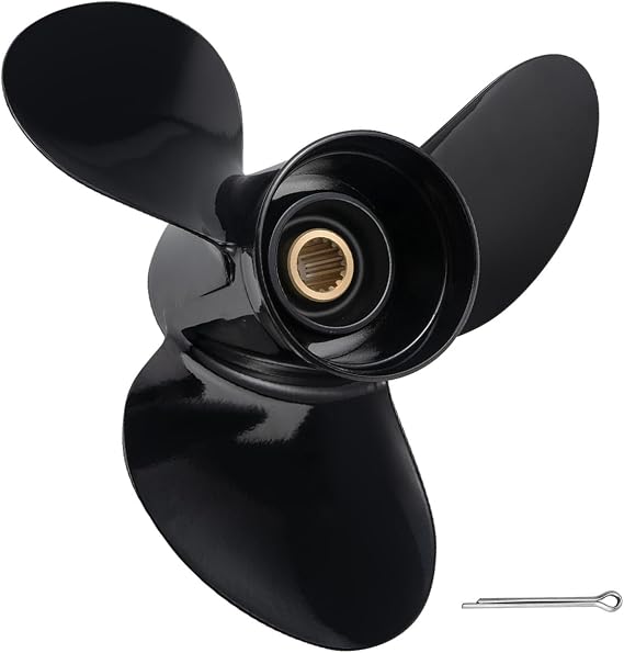 14 X 17 Aluminum Outboard Boat Propeller fit Suzuki DF50-140HP | OEM 58100-90J01-019 15 Spline Tooth, for Suzuki Engines DF50/60/70/90/100/115/140HP, RH