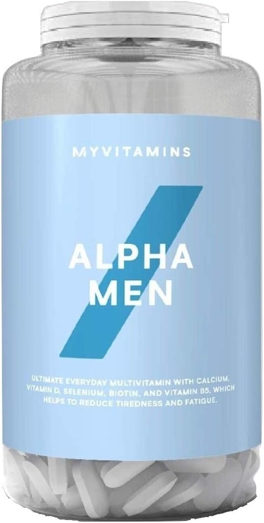 Myprotein Alpha Men Multivitamin | Advanced Daily Formula for Men | Vitamins & Minerals B, D, Biotin & Natural Extracts | Supports Energy, Immunity, Muscle Function & Mental Performance | 240 Tablets