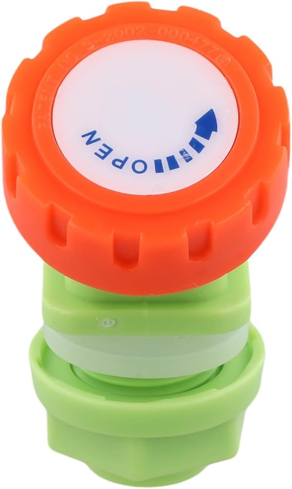 Plastic Knob Camping Tank Tap Replacement for Water Bucket or Juice Bottle, Green, Leak-Proof Flow Control for Outdoor and Indoor Use