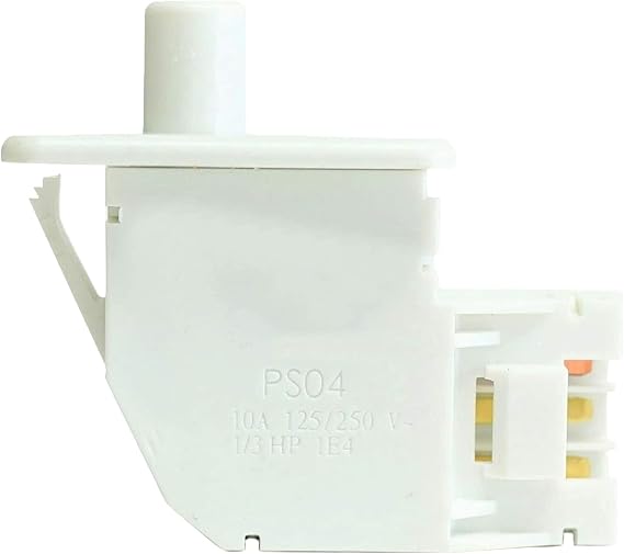 WE04X28977 Dryer Door Switch for GE Hotpoint AP6889035 PS12722948 4931170 | Replaces WE10X23879, Fits GTD33EASK0WW GTD42EASJ2WW GTD42EASJ0WW GTD42GASJ2WW GTD45EASJ2WS