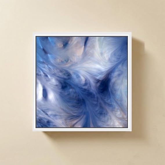 Oliver's Labels John 14:16. Guided by the Spirit by Mark Lawrence - Premium Gallery Canvas Print, Ready to Hang Wall Decor - 18" x 18" Floating White Frame