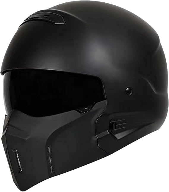 Retro Motorcycle Helmet Full-Face Motorbike Helmets Unisex Adult Four Seasons New Street Touring ECEDOT Approved Motocross Helmet with Visor Large Crash Helmets