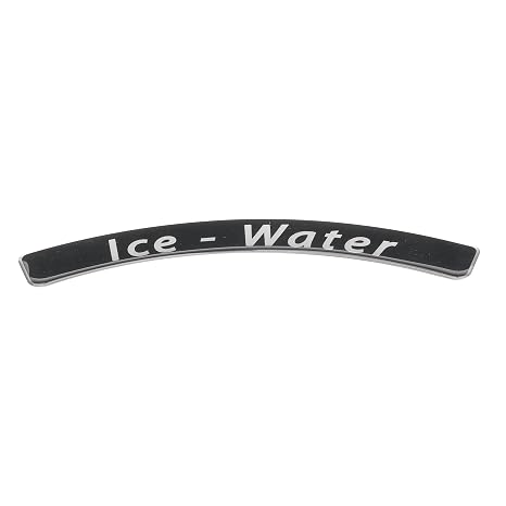 Ice-O-Matic 1011357-83 Ice-Water Label for Models EFD270/GEMD270A