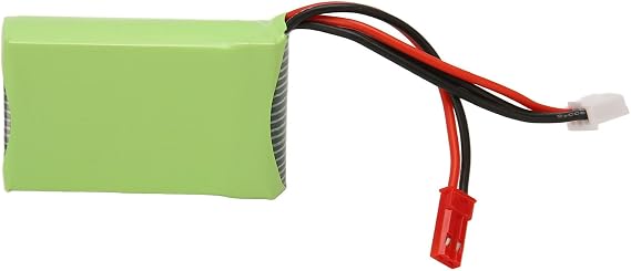 7.4V 1500mAh LiPo Battery RC Receiver Lithium Battery Replacement for FS MC6C MCE7 Remote Controller