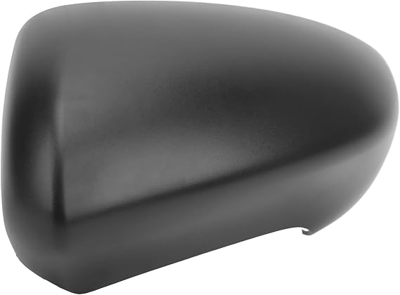 Side Mirror Cover, Car Door Mirror Rearview Mirror Guard Housing Replacement for Qashqai J10 20072014, Black (Left 4517200700)