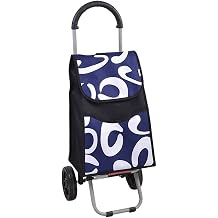 Multifunctional shopping cart Kitchen storage utility cart Jump out of shopping cart Foldable shopping cart Elderly grocery shopping cart Camping easy to carry (Color : Red)