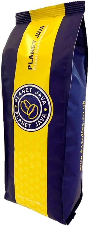Planet Java Espresso Italia Dark Roast Coffee Beans (1kg) - Hand Roasted in Small Batches in The UK