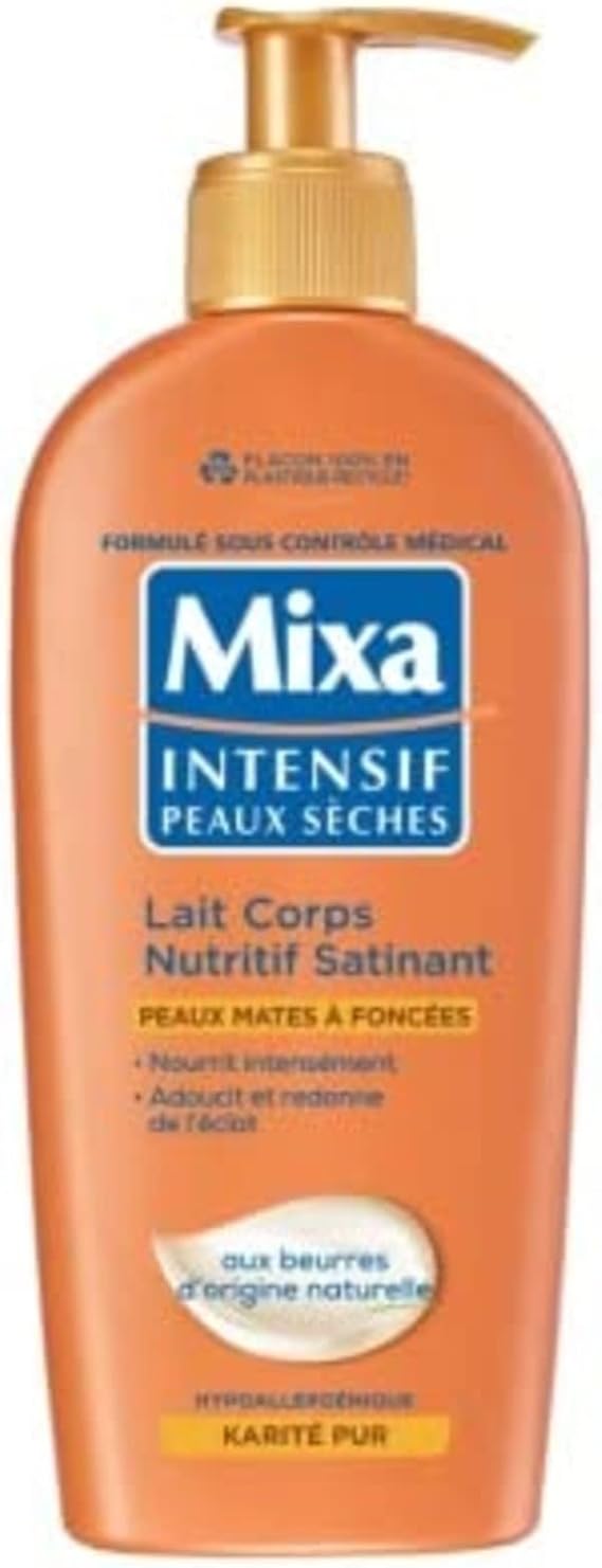 Mixa Intensive Body Milk for Dry Skin and Nourishing Body Milk