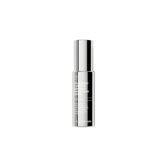 Allies of Skin Tranexamic & Arbutin Advanced Brightening Serum | Lightweight Daily Serum with Peptides | 3% Tranexamic Acid, Helps Revive Tired Complexions | 1.6 fl oz