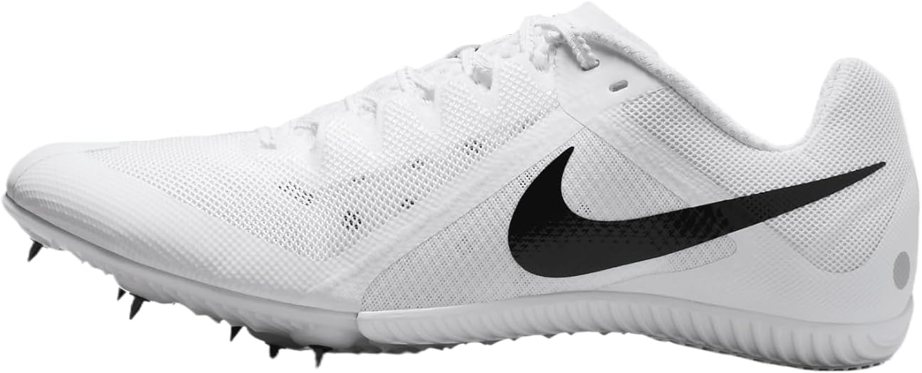 Nike Zoom Rival Multi Track & Field Multi-Event Spikes, White/Black-Metallic Silver, 13