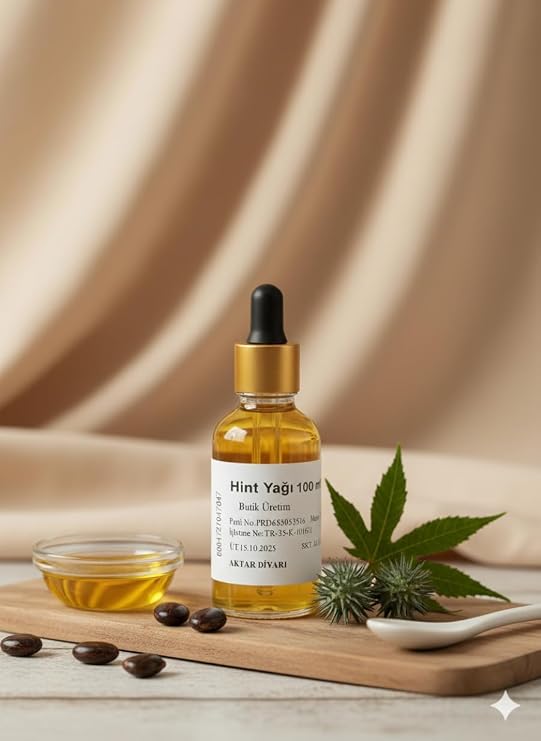 Aktar Diyarı Hint Yağı 100 ML - Saç, Kaş ve Cilt Bakımı için Doğal Bitkisel Yağ, BTY-ADY60268