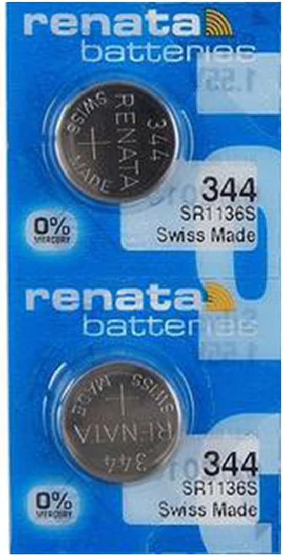 #344 Renata Watch Batteries 2Pcs