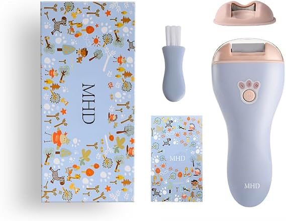Professional Manicure Pedicure, Cordless Electric Nail File, Portable Foot File Callus Remover, Removes Hard & Cracked Dead Skin, Hand Foot Care Tool for Nail Grind Trim Polish(White)