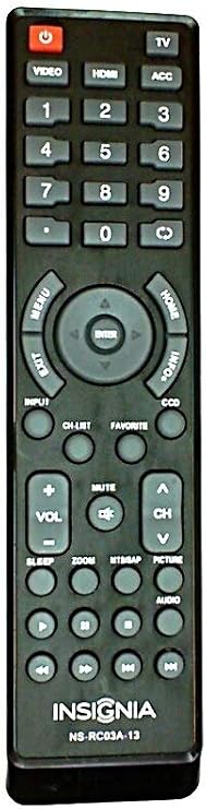 Insignia NS-RC03A-13 Remote