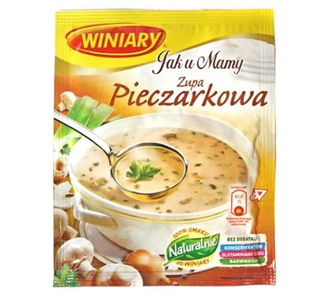 Winiary Instant Mushroom Soup Fix 3-pack 3x45g/3x1.6oz