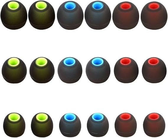 Earbud Tips Earbuds Replacement Tips Ear Tips Earbuds Eartips Eargels 9 Pairs S/M/L