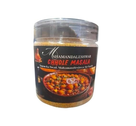 Chhole Masala Powder 200g Authentic Indian Spice Blend for Chickpeas | Pure, Aromatic, Hand-Blended by Women | Mahamandaleshwar Brand