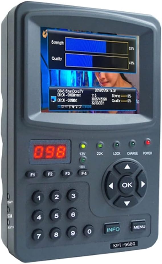 Digital Satellite Finder, Digital Satellite Finder KPT 968HD Meter 3.5 TFT LED DVB-S2 DVB-S Sat Finder MPEG-4 1080P Full HD Portable Satfinder KPT-968G,Satellite Finder Meter