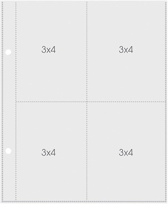 Simple Stories Sn@P Pocket Pages for 6 x 8-inch Binders 10/Pkg, Multicoloured, 0.63 x 19.05 x 23.24 cm