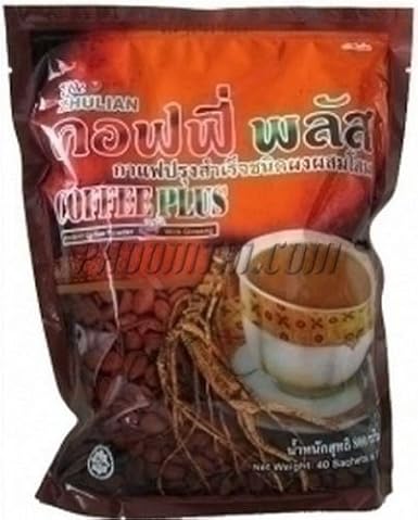 84 X 20 G Sachets Zhulian Instant Coffee Plus with Ginseng Herb Extract for Health