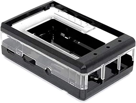 sb components 3.2" TFT LCD Transparent Case for Raspberry Pi 2 and Raspberry Pi 3 (Black)