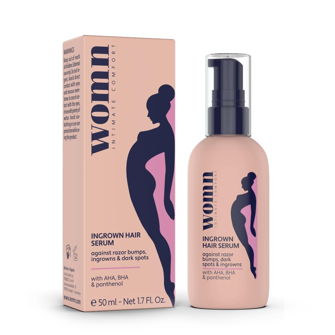 womn Intimate Comfort Ingrown Hair Serum for Ingrown Hair Shaving Pimples & Skin Discolouration 50 ml