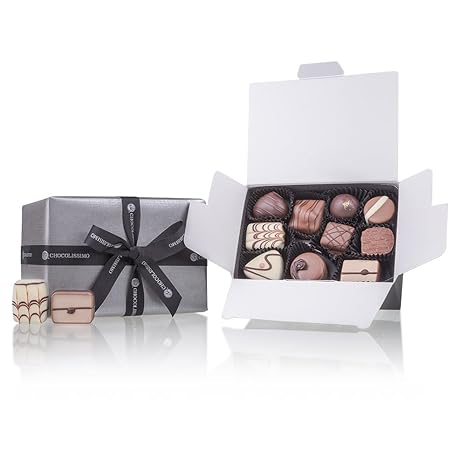 Ballotin Grand - Chocolates - 20 Elegant Chocolates Delicious Selection Gift Pack Gift Idea Christmas Gift Father's Day Mother's Day Gifts Men Women Man Woman