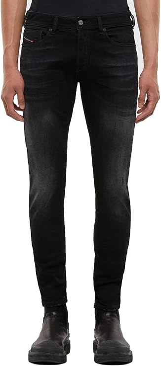 Diesel Sleenker 0092B Jeans Man Black
