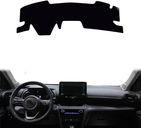 Car Dashboard Cover Sun Shade Avoid Light Mat Pad Dashboard Grip Mat Instrument Panel Carpe for Toyota Yaris Cross XP210 2020-2024
