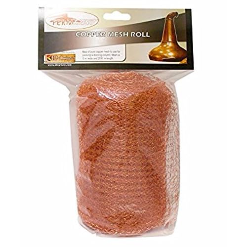 Fermfast Copper Mesh Roll 5 in x 20 FT 8 Ounce Roll
