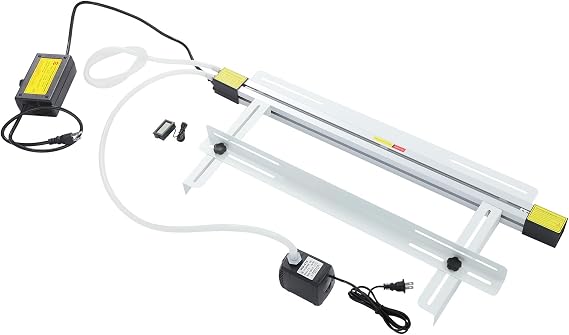 Acrylic PVC Plastic Bender, Acrylic Heat Bending Machine with Bracket Plastic Sheet Bender 24 inch Manual Strips Heater Heating Thickness 1mm-6mm for Sign Making