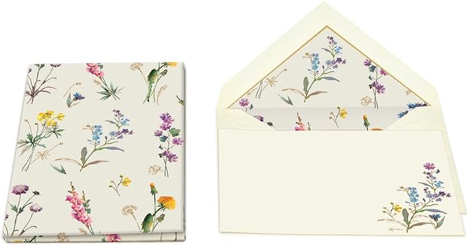 Kartos Wild Flowers Medium Card Portfolio, neutral