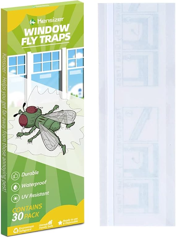 Kensizer 50-Pack Window Fly Traps