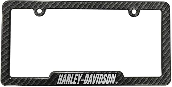 Harley-Davidson Carbon Fiber Look H-D Metal License Plate Frame CG42575