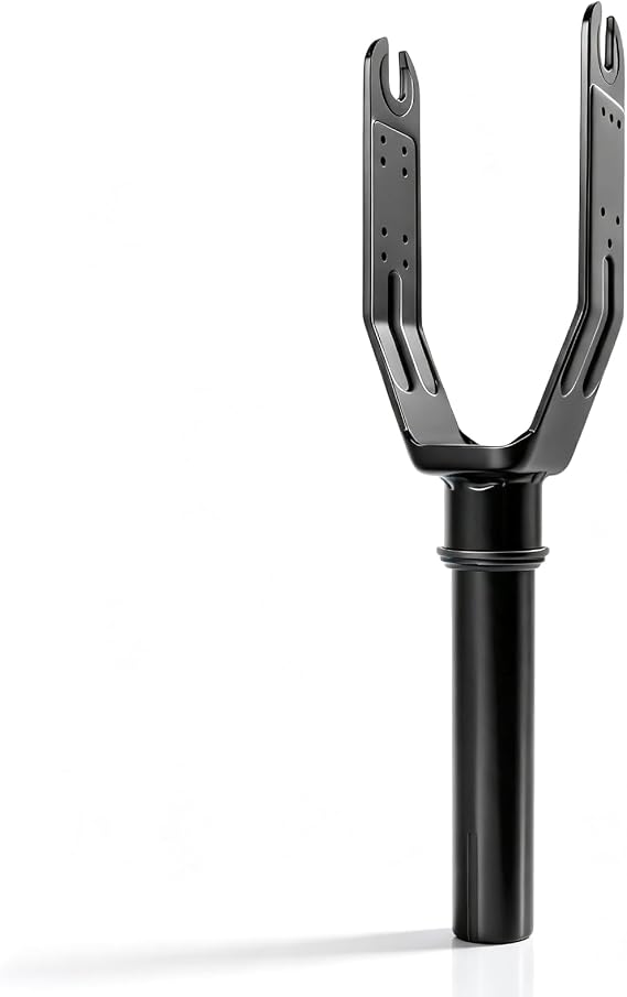 HERCHR Scooter Front Fork, Front Wheel Bracket Fork 33x8x5.5cm/13x3.1x2.2in Shockproof Skateboard Replacement Accessory for M365 Electric Scooter