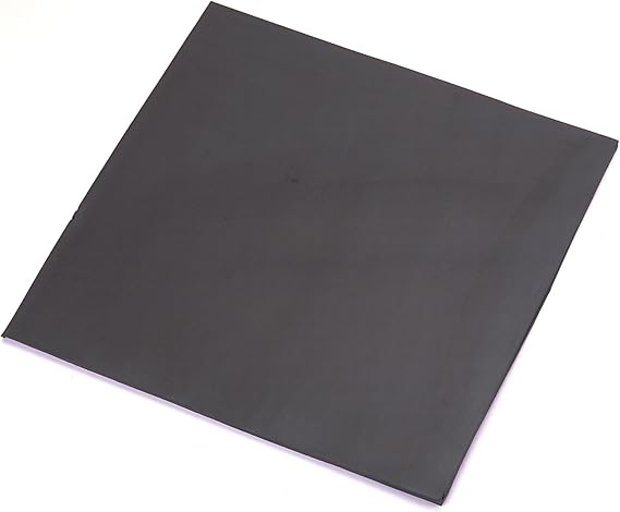 Weaver Leather Supply Silent Poundo Board, Self-Repairing Protective Rubber Punch Board, Leathercraft Tool for Hammering, and More, 12 x 12, Black