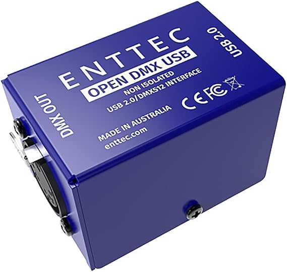 Enttec Open DMX USB 70303 Lighting Interface - Open Source/Hardware Only - Entry Level Model