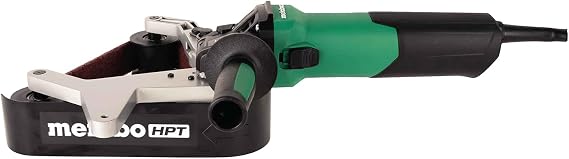 Metabo HPT RBE 15-180 Set Tube Belt Sander, Metal Sander with 270 Wrap Angle, 13.5 Amp LongLife Motor, Vario-Tacho-Constamatic Electronics, Rubberized Drive Roller, Made in Germany, 646243620