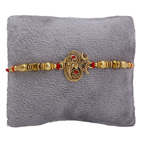 Brother Rakhi with Greeting Card | Rakhi Gifts for Brother, Sister, Bhaiya, Bhabhi for Indian Raksha Bandhan Festival K15