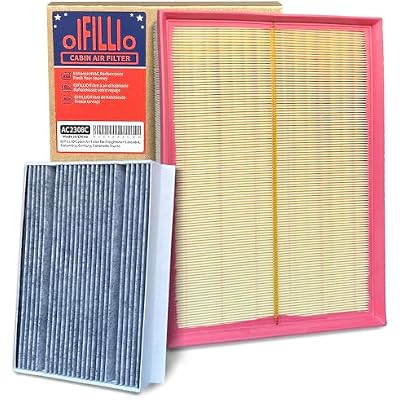 OIFILLIO Engine Cabin Air Filter Kit for 2019-2023 Mercedes Sprinter 2500 3500 1500, for Freightliner Sprinter Van 2019-2021, NOT FOR 2.0L Diesel, Replaces 9108301100 & A0000903751