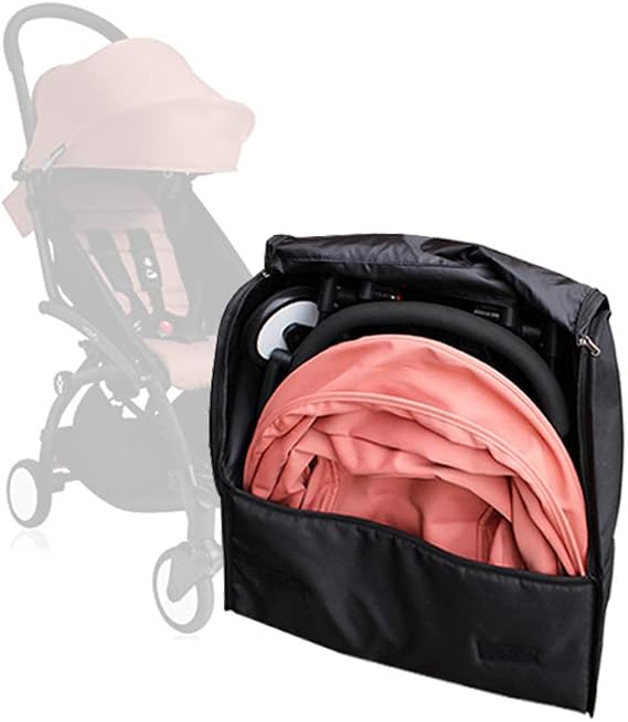 SeedFuture Stroller Storage Bag Black for Babyzen Yoyo, Stroller Accessories and Pram Travel Backpack Large, Pram Backpack Yoya Storage Bag