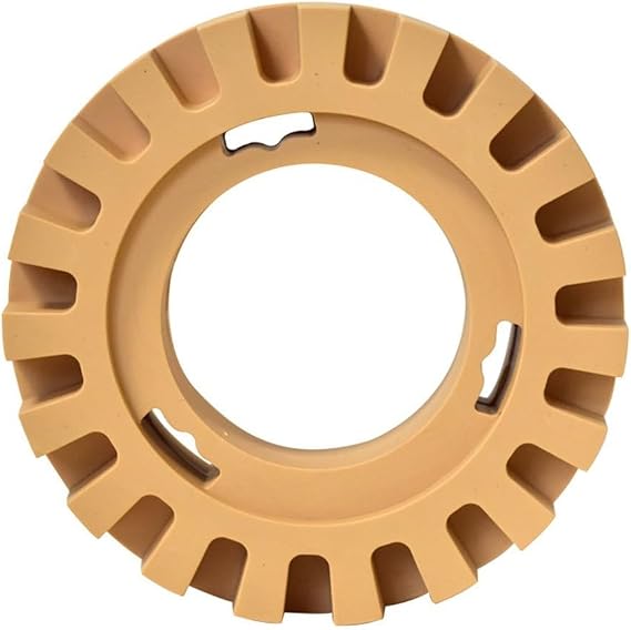 4in Rubber Eraser Wheel for Decal Removal Vinyl Tape Stripe Graphics Off Stripper Tool for Power Drill Adapter