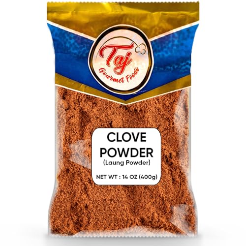 TAJ Ground Clove Powder, Cloves Ground, Laung Powder, 14oz 400g
