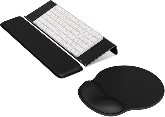 Ergonomic Mouse Pad+Computer Keyboard Stand+Wrist Support